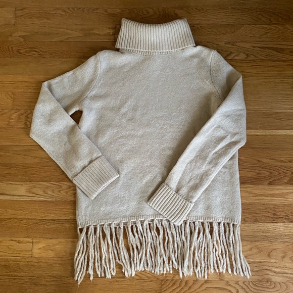 Turtleneck Tassel Sweater - Picture 2 of 5